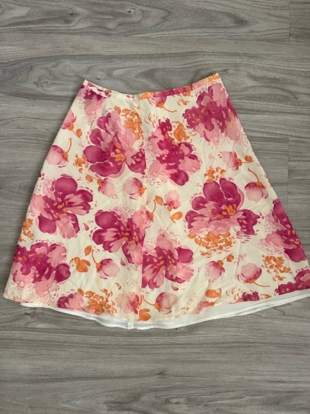 Ann Taylor Midi Floral Skirt